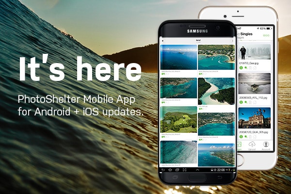 Introducing the PhotoShelter Mobile App for Android + iOS Updates